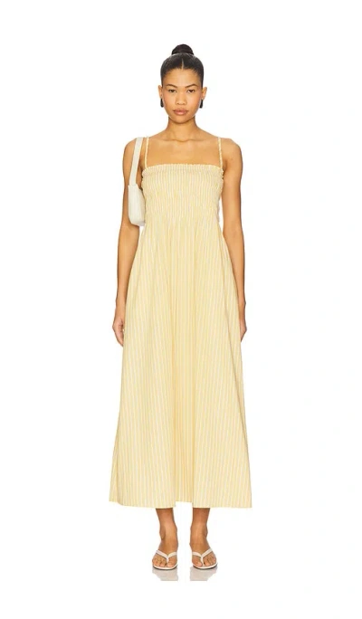 Pistola Bianca Smocked Bodice Dress