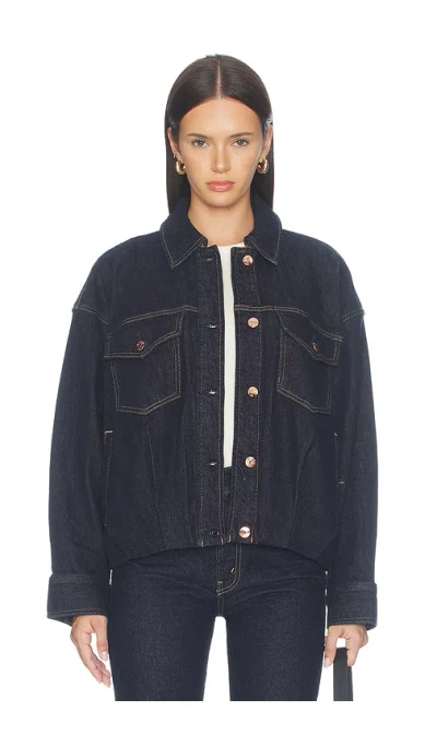 Pistola Bibi Blouson Jacket In Blue