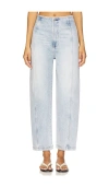 Pistola Blair High Rise Seamed Barrel Jeans In Pristine