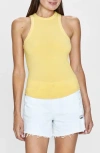 Pistola Blake Rib Tank Top In Dandelion