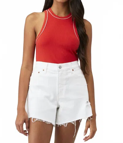 Pistola Blake Tank Top In Cherry In Red