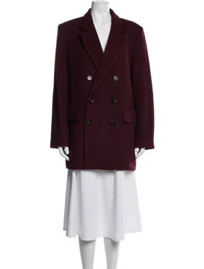 Pre-owned Pistola Blazer In Burgundy