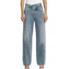 Pistola Bobbie Crossover Wide Leg Jean In Pulse In Multi