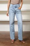 PISTOLA BOBBIE HIGH RISE WIDE LEG JEAN WITH CROSSOVER IN NELSON
