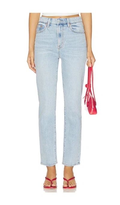 Pistola Bri Ankle High Rise Slim Straight Jeans In Blue