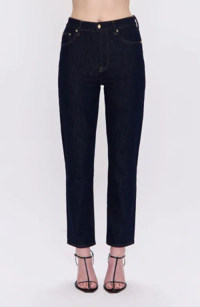 Pistola Bri Ankle Straight Leg Jeans In Black