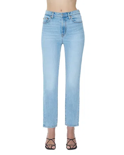 Pistola Bri High Rise Slim Straight Ankle Jeans In Day Off In Blue