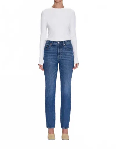 Pistola Bri High Rise Slim Straight Jean In Victory In Multi