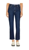 Pistola Bri High-rise Slim Straight Jeans In Focus