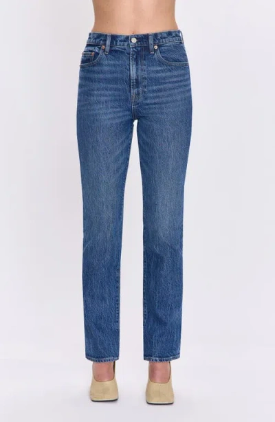 Pistola Bri High Waist Ankle Straight Leg Jeans In Blue