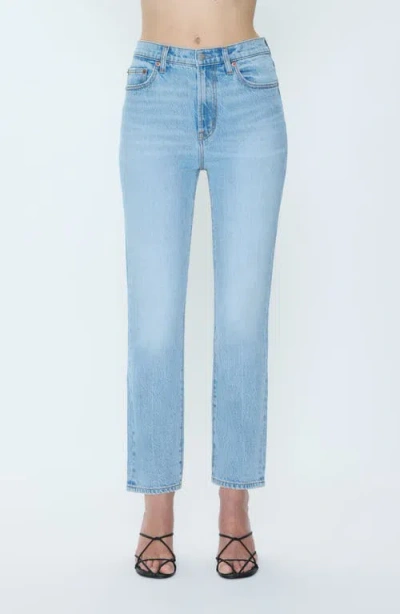 Pistola Bri High Waist Ankle Straight Leg Jeans In Blue