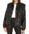 Pistola Callista Long Sleeve Puffer Jacket & Vest In Noir In Black