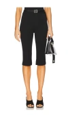 Pistola Camille Ponte Capri Pants In Black
