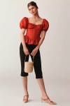 Pistola Camille Ponte Capri Pants In Black