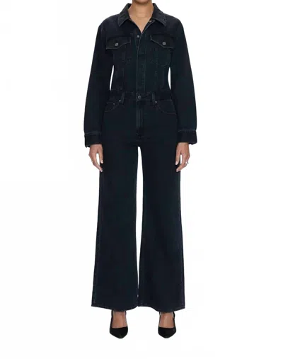 Pistola Cannon Jumpsuit In Slope In Black