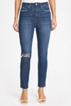 Pistola Cara High Rise Vintage Skinny Jeans In Blue