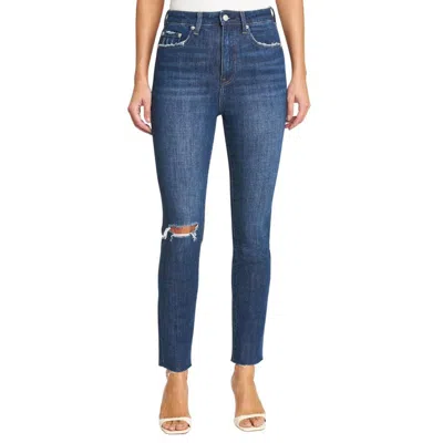 Pistola Cara High Rise Vintage Skinny Jeans In Blue