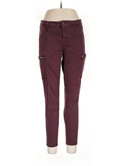 Pre-owned Pistola Cargo Pants In Burgundy