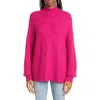 Pistola Carlen Mock Neck Sweater In Fuchsia