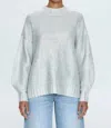 Pistola Carlen Mock Neck Oversize Sweater In Multi