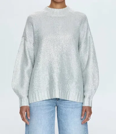 Pistola Carlen Pullover Sweater In Silver
