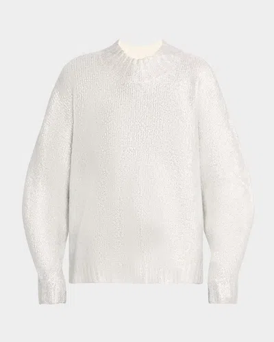 Pistola Carlen Sparkly Mock-neck Sweater In Snow Disco