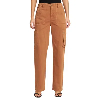 Pistola Cassie Cargo High Rise Pant In Brown