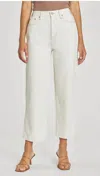 Pistola Cassie Crop High Rise Jeans In Adobe