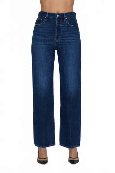 Pistola Cassie Cultivate Straight Leg Jeans In Blue