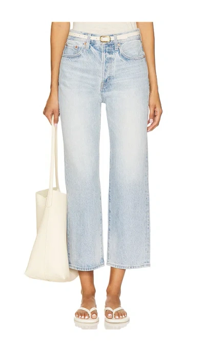 Pistola Cassie High Rise Crop Straight