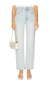 Pistola Cassie High Rise Crop Straight In Blue