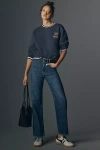 Pistola Charlie High-rise Clash Classic Straight Ankle Jean In Blue