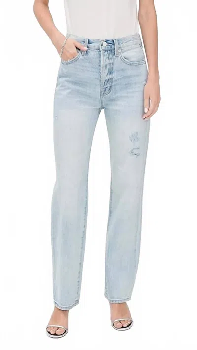 Pistola Cassie High Rise Straight Jeans In Sunset Vintage In Blue