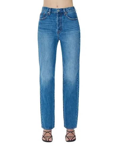 Pistola Cassie High Rise Straight Leg Jeans In Cameo Vintage In Blue