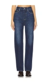 Pistola Petite Cassie High Rise Wide Leg In Blue