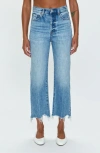 Pistola Cassie Super High Rise Straight Crop Jeans In Era Vintage In Era Vintage