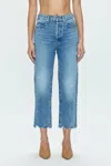 Pistola Cassie Super High Rise Crop Jeans In Fairside Vintage In Multi