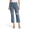 Pistola Cassie Super High Rise Cropped Jean In Elixir In Blue