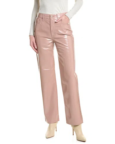 PISTOLA PISTOLA CASSIE SUPER HIGH-RISE MELLOW ROSE VINYL STRAIGHT JEAN