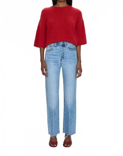 PISTOLA CASSIE SUPER HIGH RISE STRAIGHT JEAN IN SAVVY VINTAGE