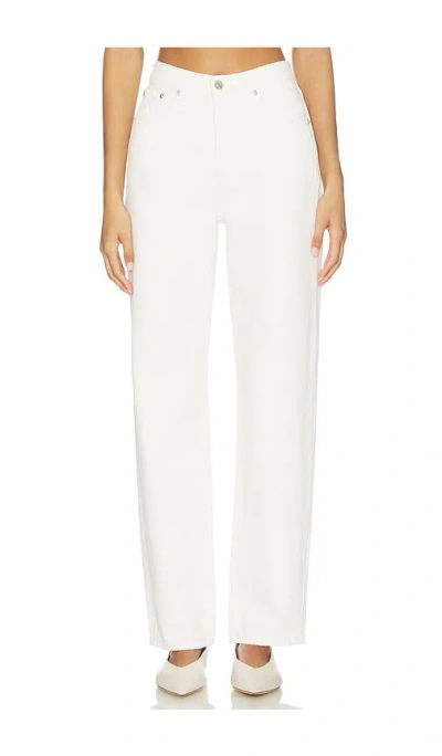 Pistola Cassie Super High Rise Straight Jeans In White