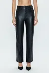 Pistola Cassie Super High Rise Straight Pant In Slate Black In Multi