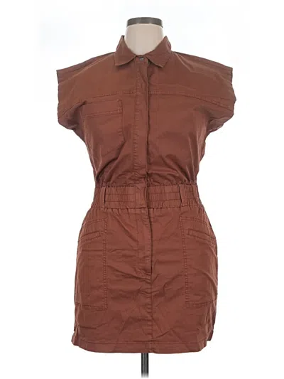 Pre-owned Pistola Casual Dress In Brown