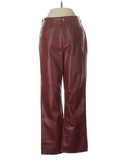 Pre-owned Pistola Casual Pants In Burgundy