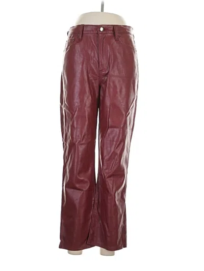 Pre-owned Pistola Casual Pants In Burgundy