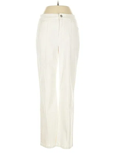 Pre-owned Pistola Casual Pants In White