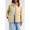 Pistola Cecile Star Print Quilted Denim Jacket