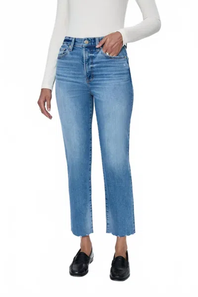 Pistola Charlie High Rise Classic Straight Jean In Rhythm Vintage In Blue