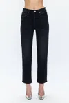 Pistola Charlie High Rise Classic Straight Ankle Jean In Jubilee In Multi