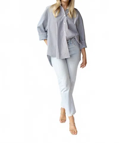 Pistola Charlie High Rise Jeans In Destination Distressed In Blue